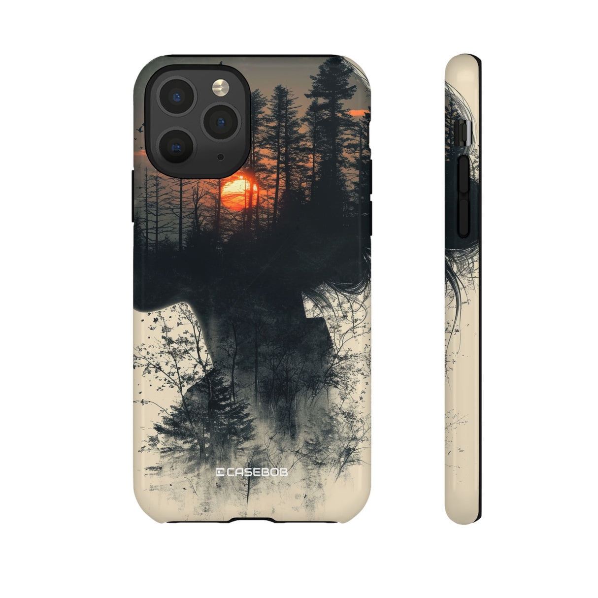 Tranquil Silhouette | Protective Phone Case for iPhone