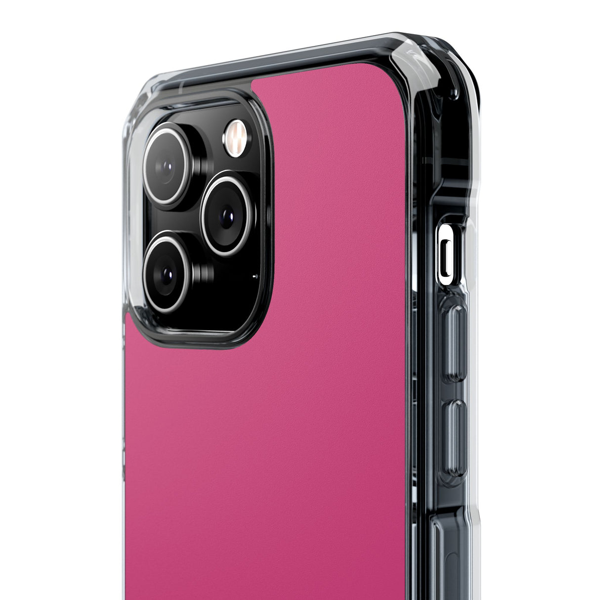 Magenta Pantone | Handyhülle für iPhone (Clear Impact Case – magnetisch) 