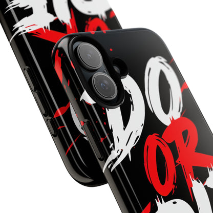 Intense Typography Contrast - iPhone Case