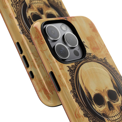 Gothic Skull Elegance iPhone 15 | Tough+ Phone Case