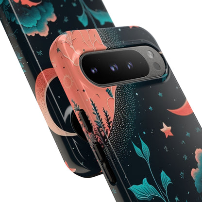 Cosmic Floral Dreams - Google Pixel Case