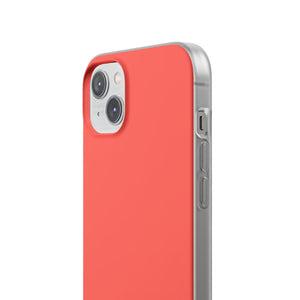 Living Coral Shade | Handyhülle für iPhone (Flexible Hülle)