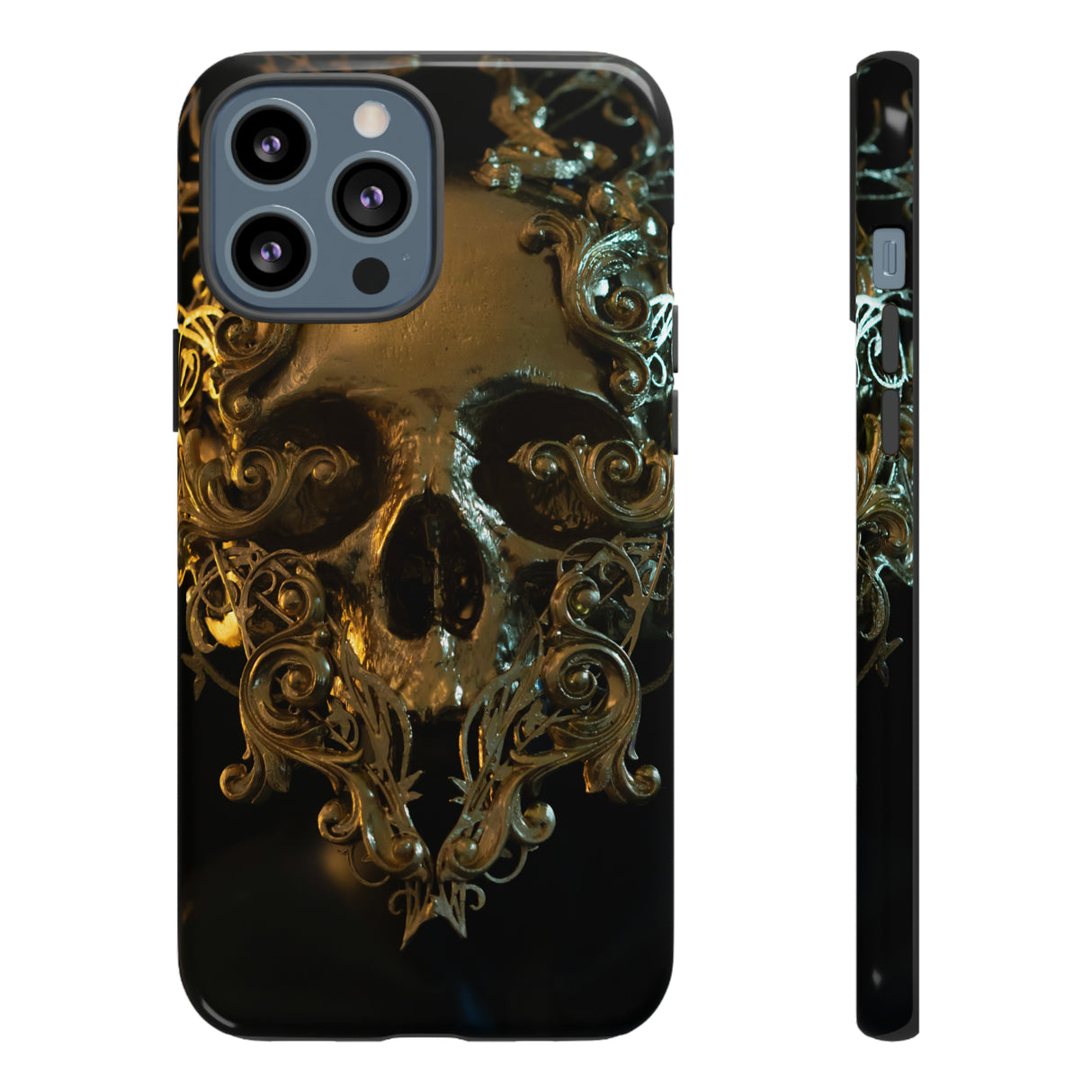 Golden Skull Trooper - Protective Phone Case