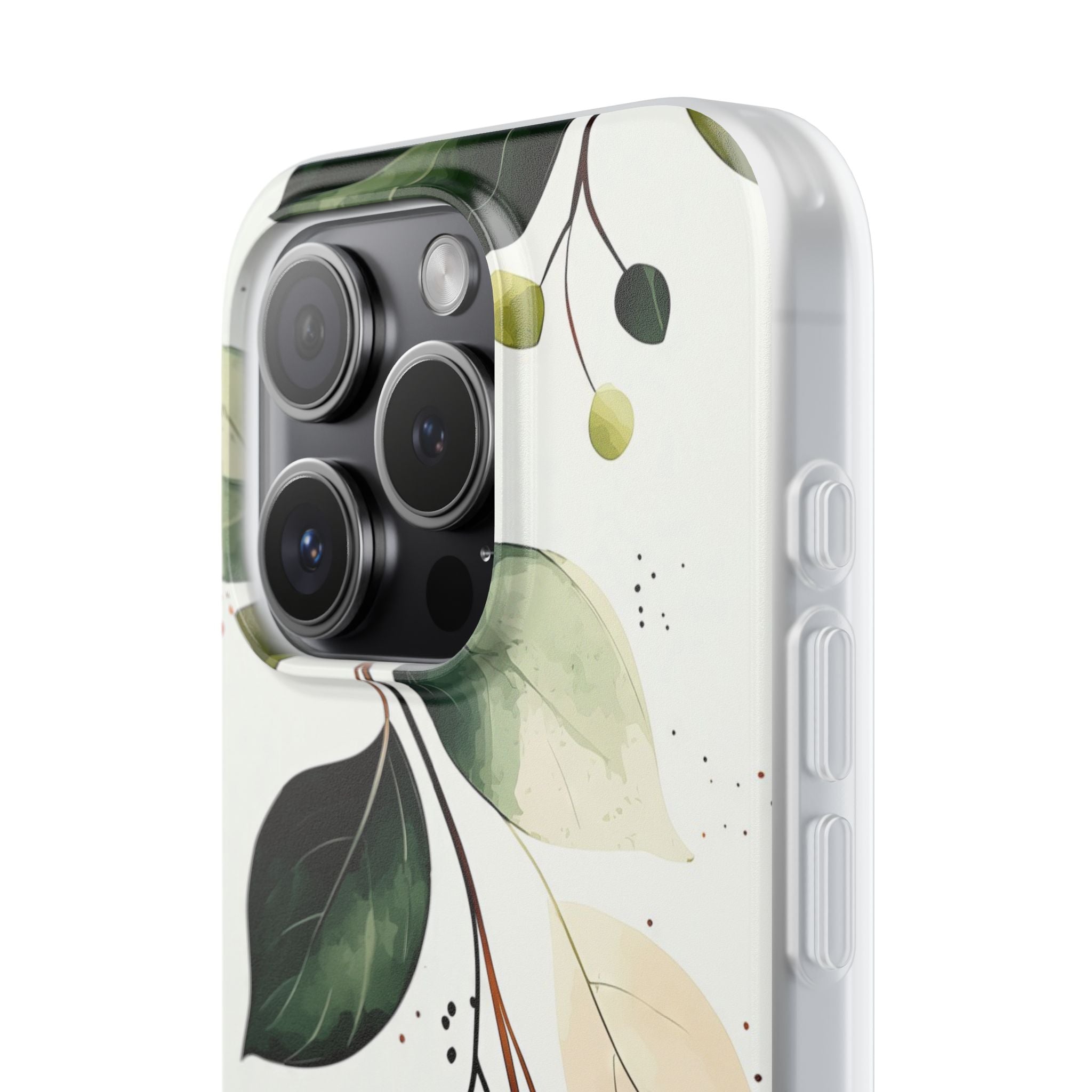 Greenberry Branch iPhone 15 Pro Case - Soft