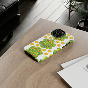 Lime Mandela - Protective Phone Case