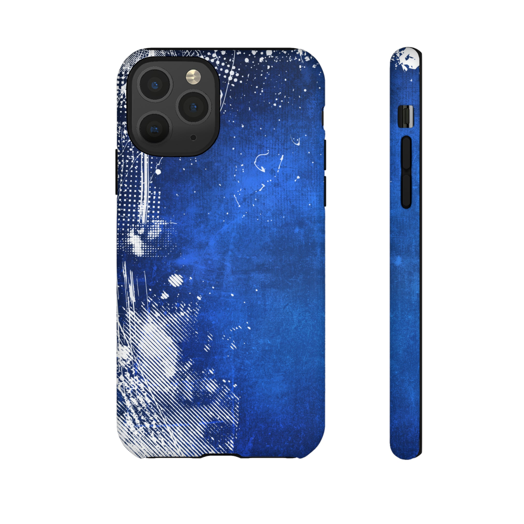 Grunge Blue - Protective Phone Case