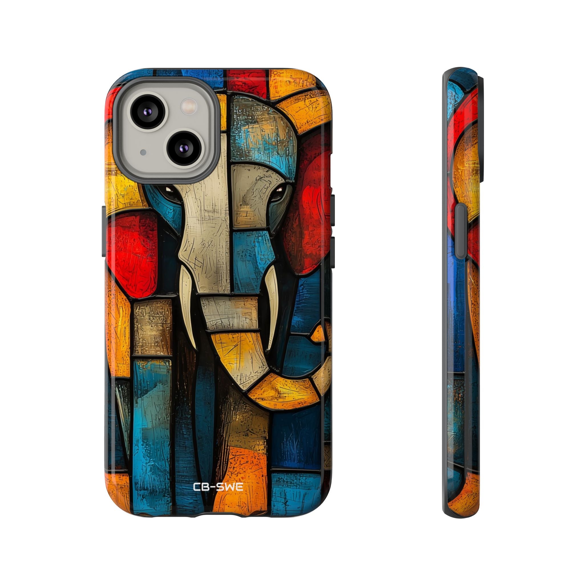 Elephant Shapes Dance - iPhone Case