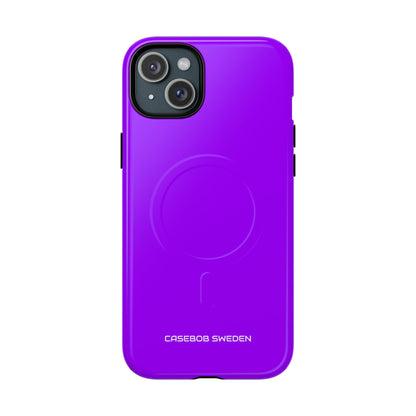 Vivid Violet - Tough + MagSafe® iPhone 15 Phone Case