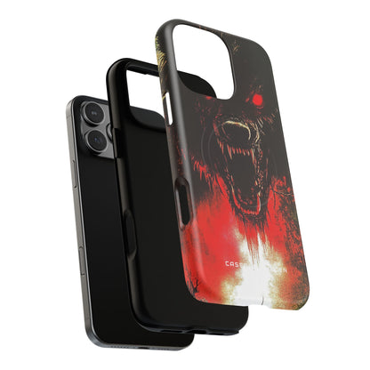 Bloodmoon Wolf's Lament iPhone 16 | Tough+ Phone Case