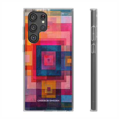 Vibrant Geometry - Flexi Samsung S22 Phone Case