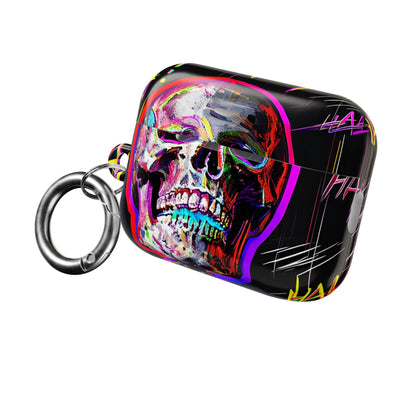Neon Skeleton Laughter - AirPods Case