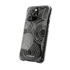 Kompliziertes Labyrinth – Handyhülle für iPhone (Clear Impact – Magnetisch) 