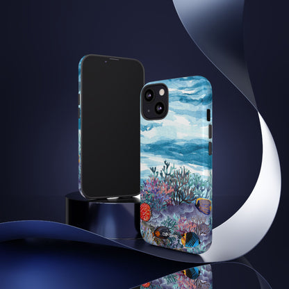 Aquatic Life Watercolors - iPhone Case