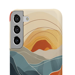 Sunset Waves | Slim Phone Case for Samsung