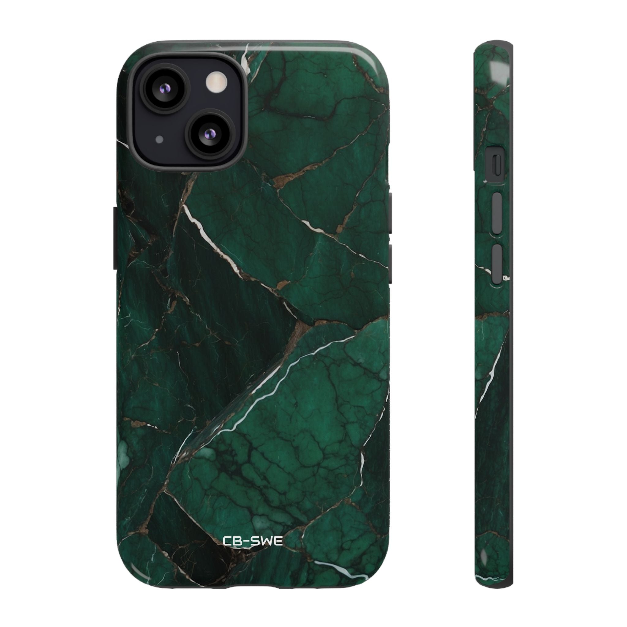 Emerald Veins Flow - iPhone Case