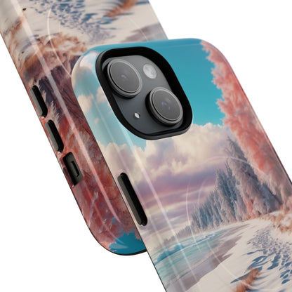Snowy Footprints iPhone 15 Case - Tough+