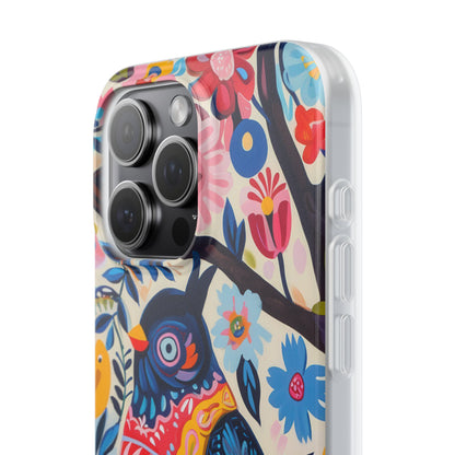 Owl Bloom iPhone 15 Pro Max Case - Soft