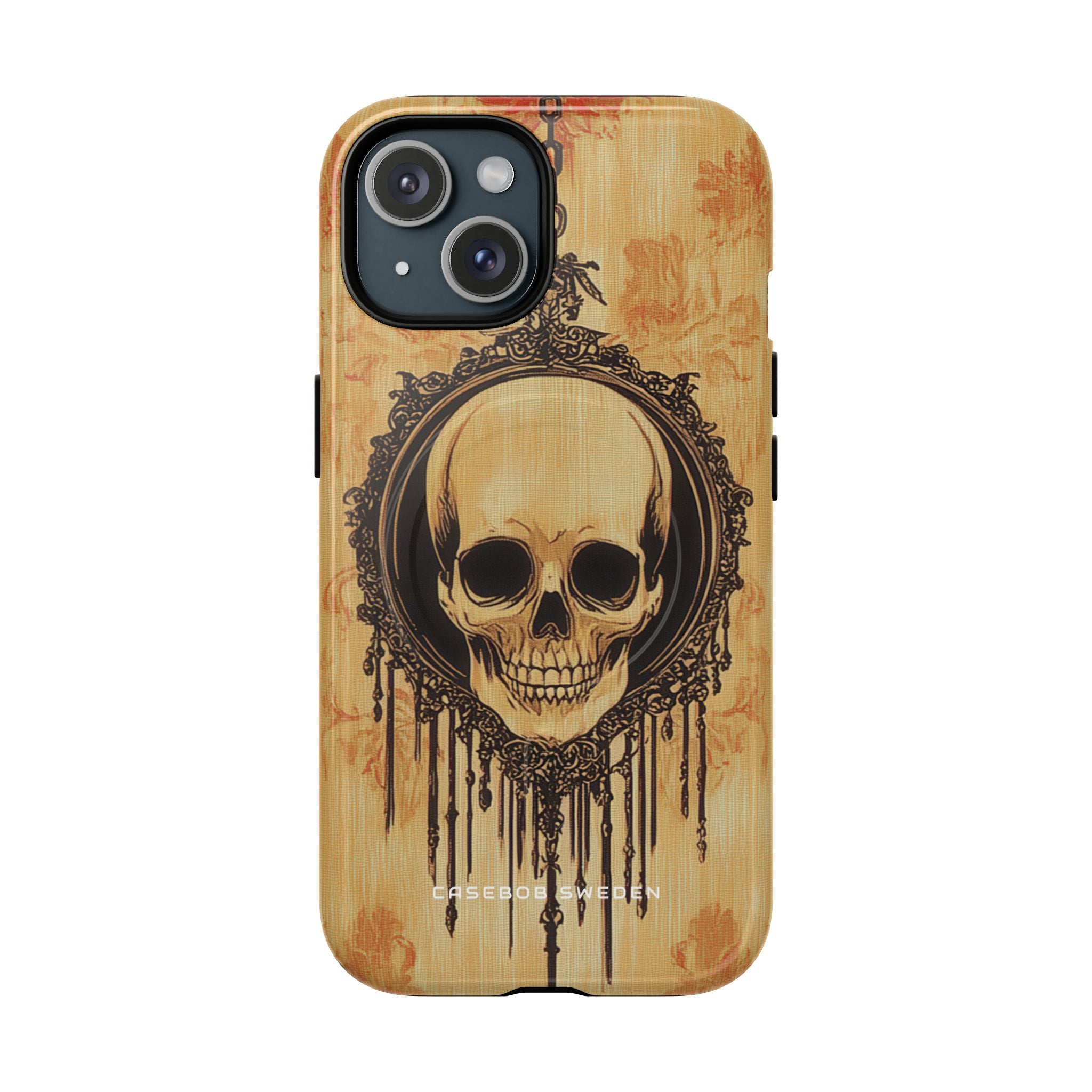 Gothic Skull Elegance iPhone 15 Tough+ Handyhülle