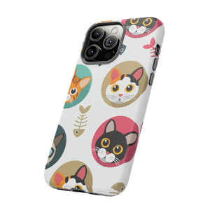 Cats Fishbone - Protective Phone Case