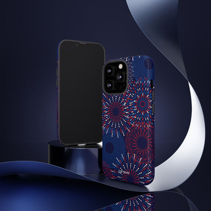 Fireworks Burst Bright - iPhone Case