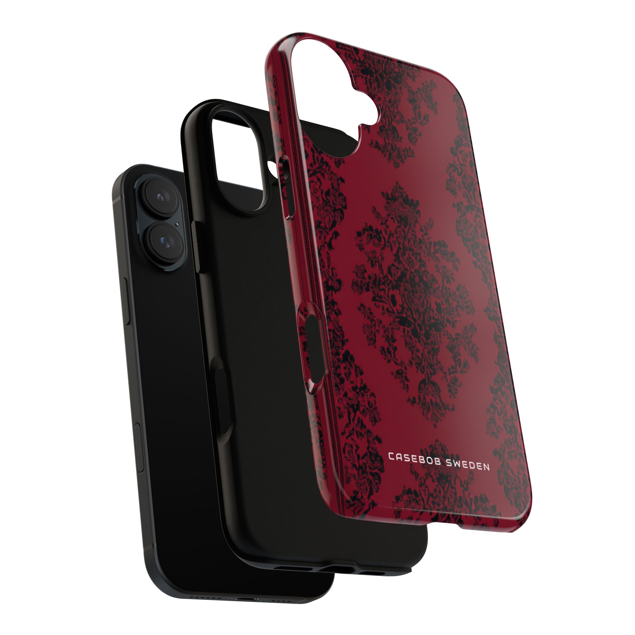 Gothic Crimson Elegance iPhone 16 - Tough Phone Case