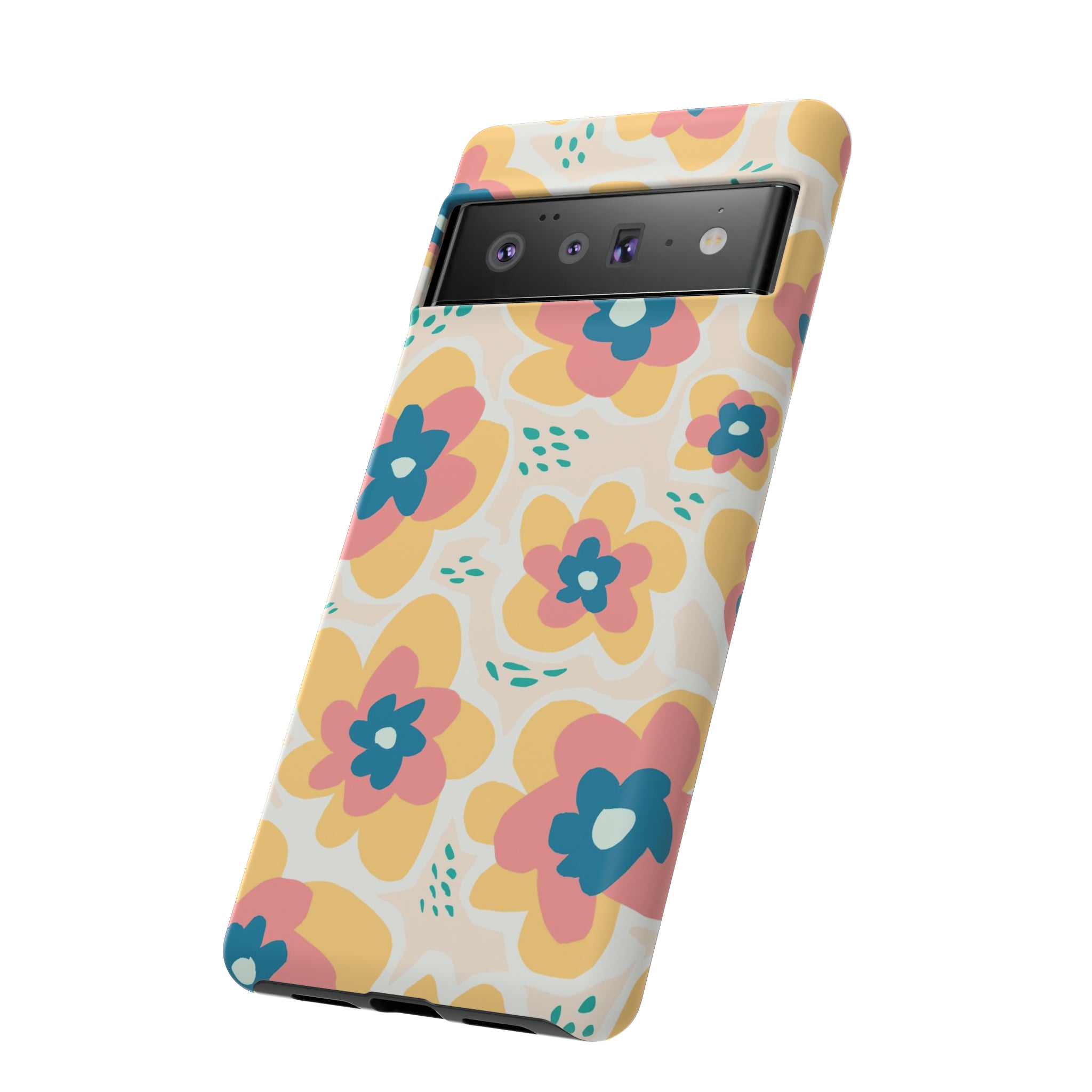 Yellow Happy Flower - Protective Phone Case