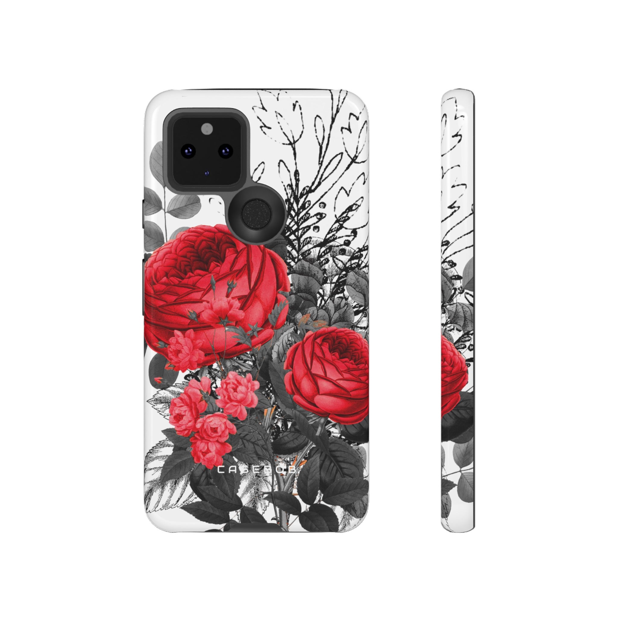 Roclops Gothic Flower - Protective Phone Case