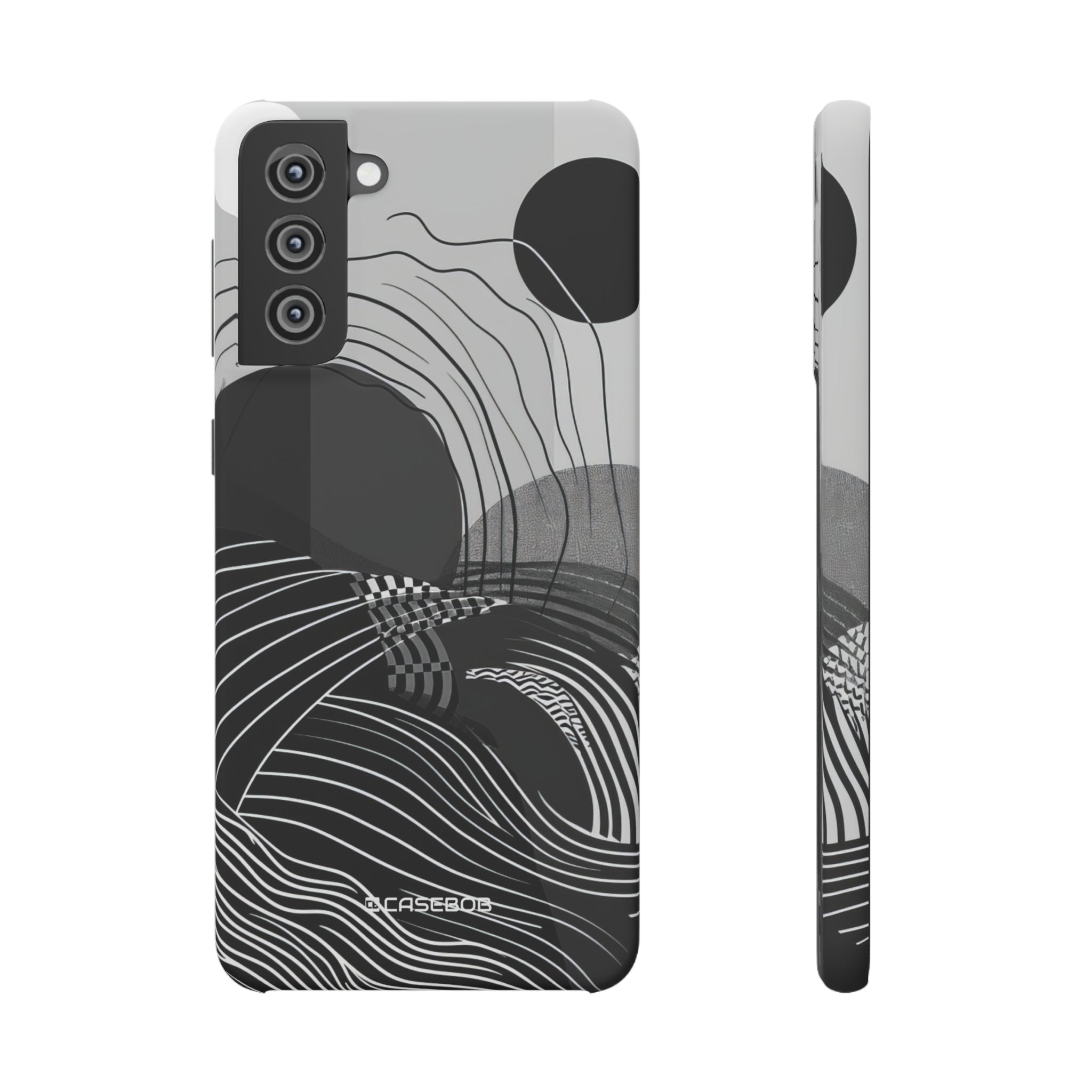 Monochrome Dynamics | Slim Phone Case for Samsung