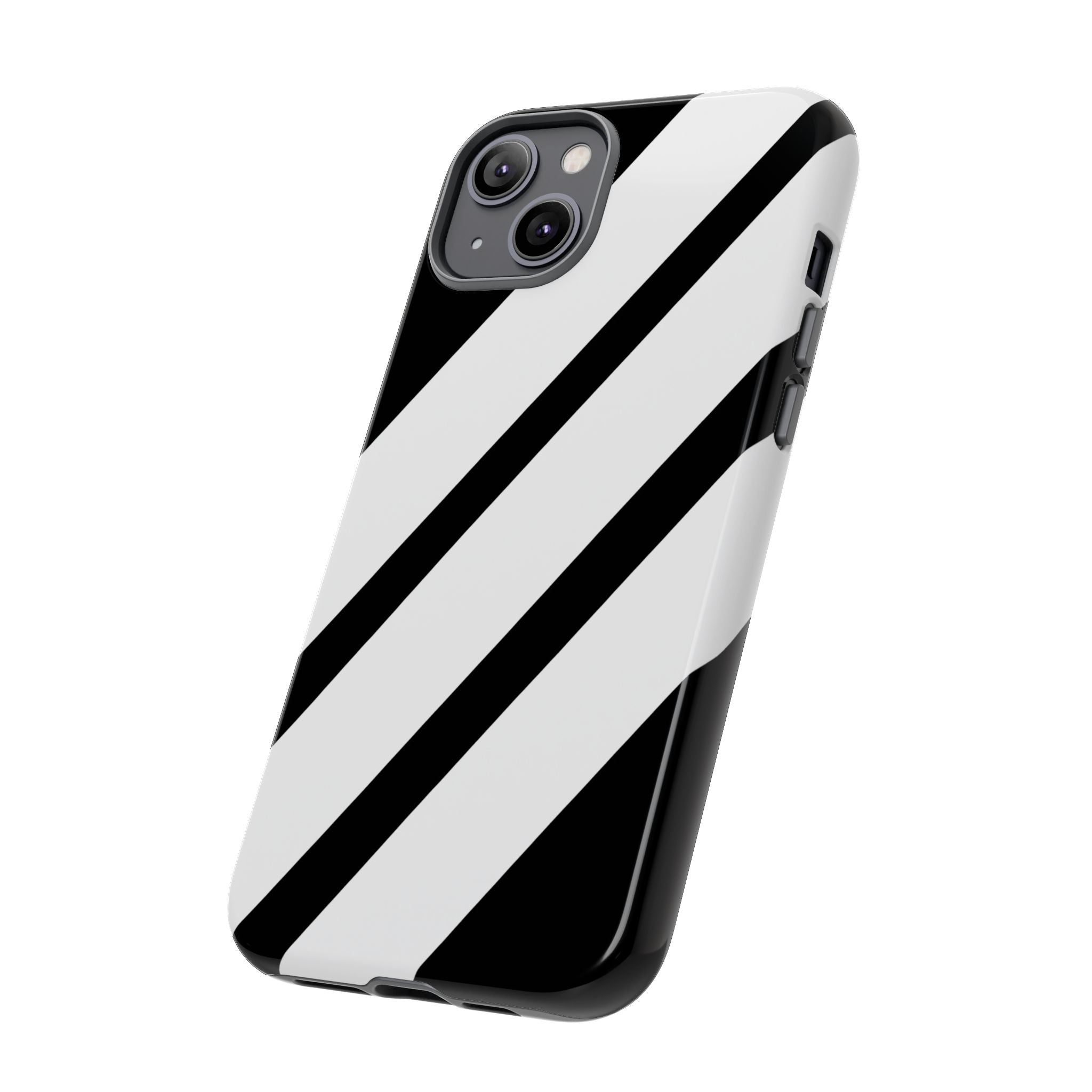 Monochrome Diagonal Symmetry - iPhone Case