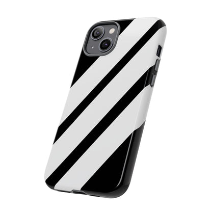 Monochrome Diagonal Symmetry - iPhone Case