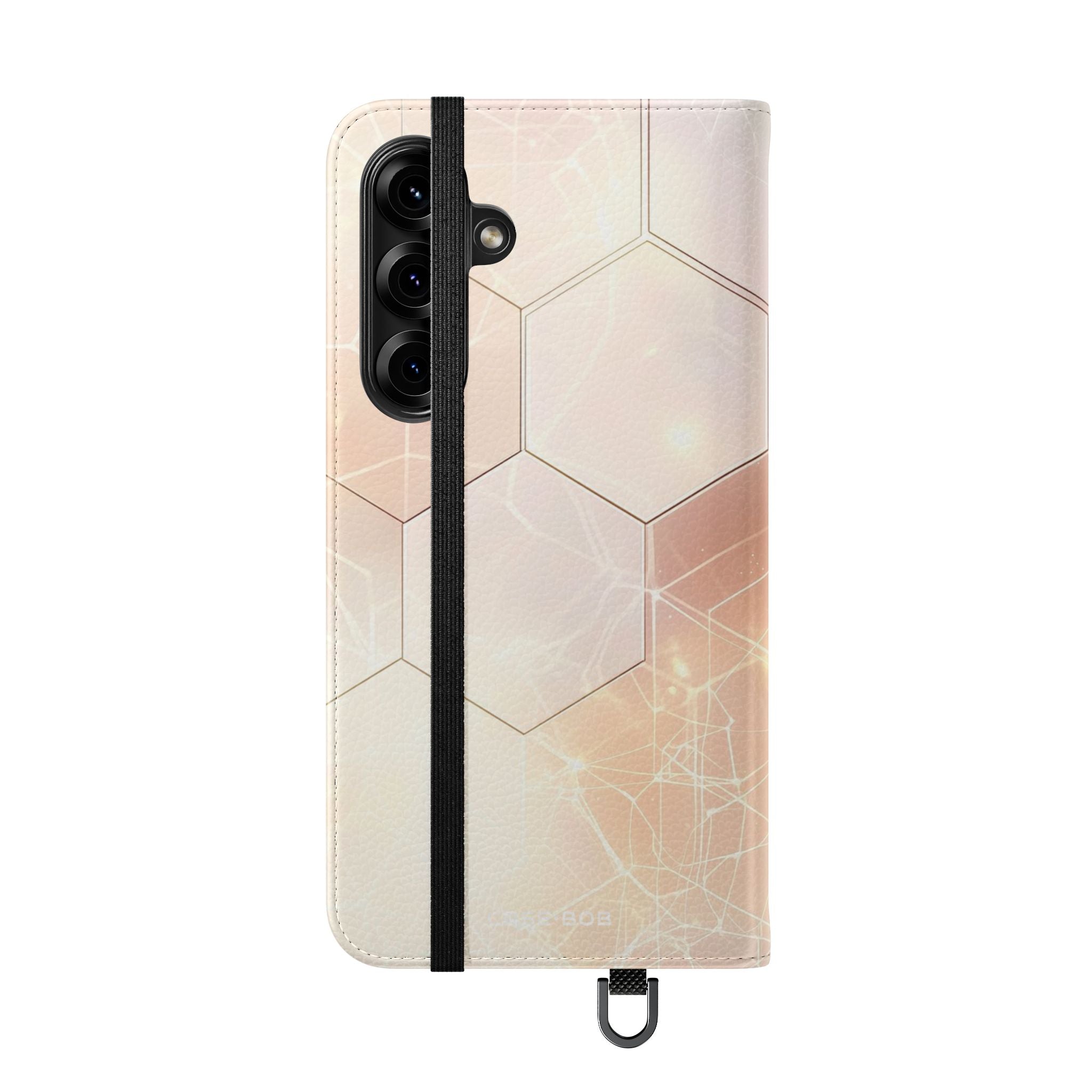 Hexagon Glow - Samsung S25+ Case - Wallet