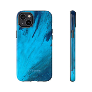 Light Blue Ink Art | Phone Case