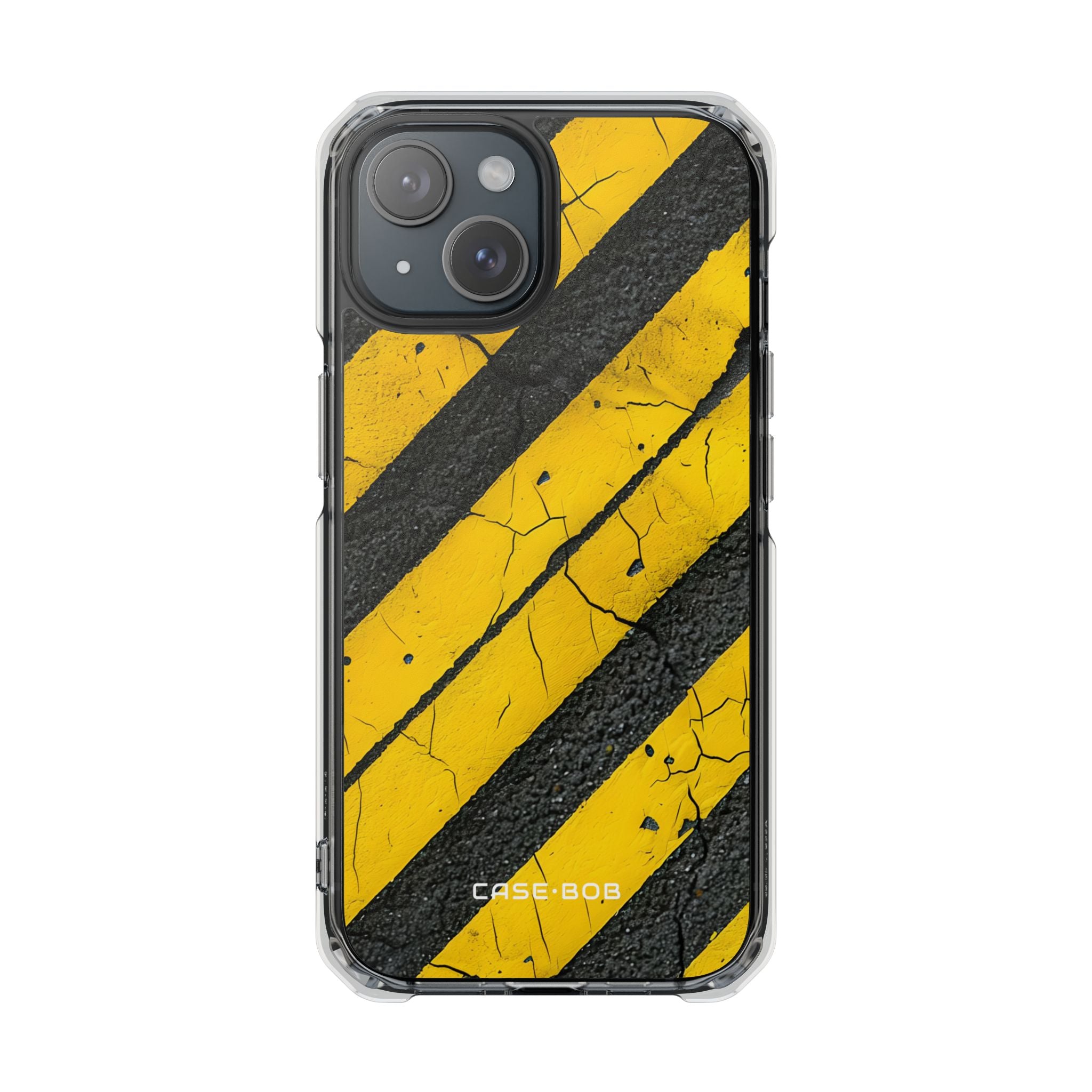 Cracked Caution iPhone 15 Case - Impact