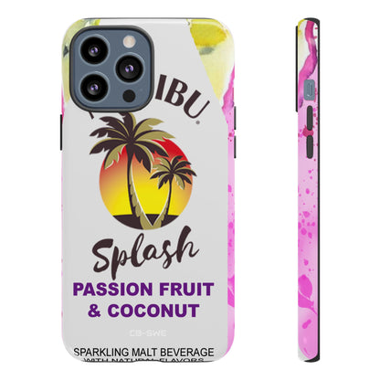 Tropical Sunset Splash - iPhone Case