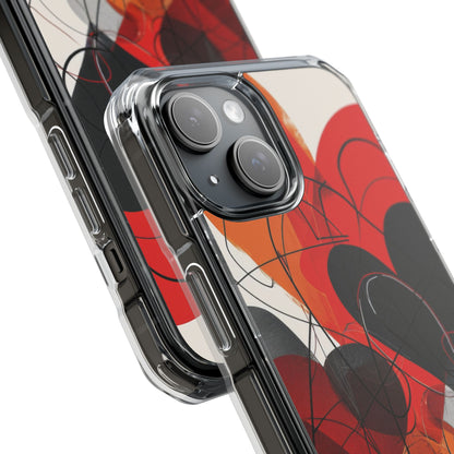 Crimson Motion Flow iPhone 15 - Impact Clear+