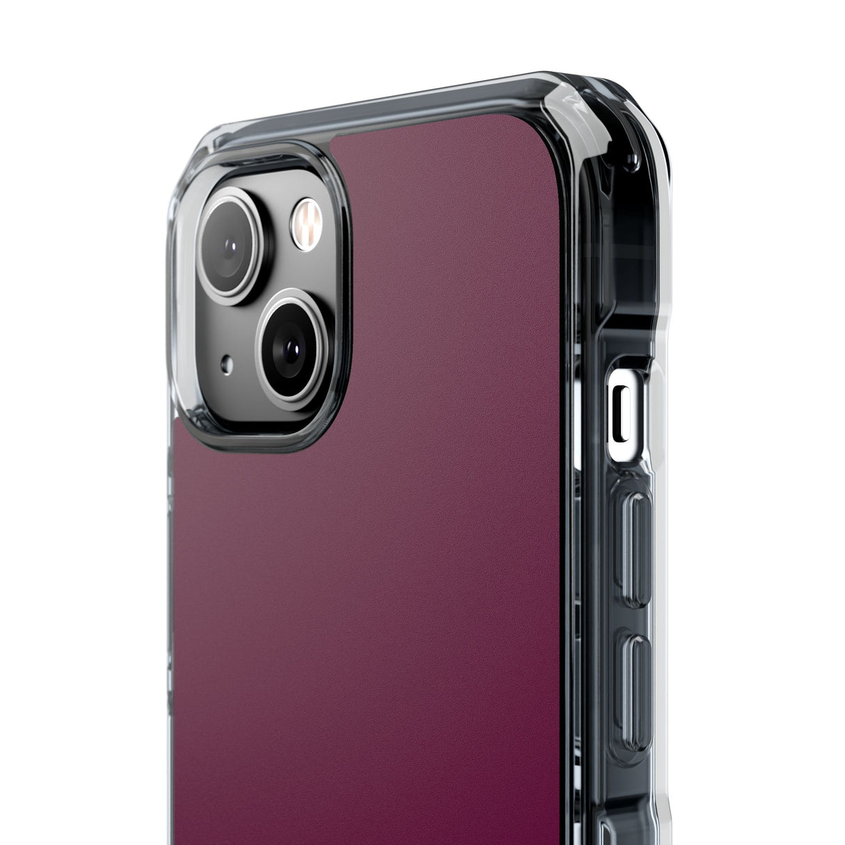 Tyrian Purple | Handyhülle für iPhone (Clear Impact Case – magnetisch) 