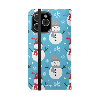 Snowman Glow - iPhone 16 Max Case - Wallet