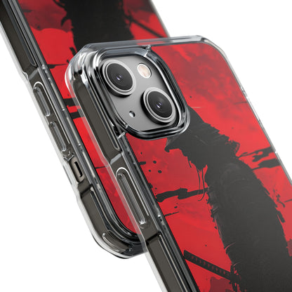 Red Samurai Shadow iPhone Case - Impact
