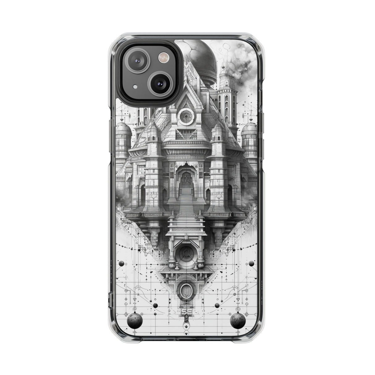 Celestial Cathedral - Phone Case for iPhone (Clear Impact - Magnetic)