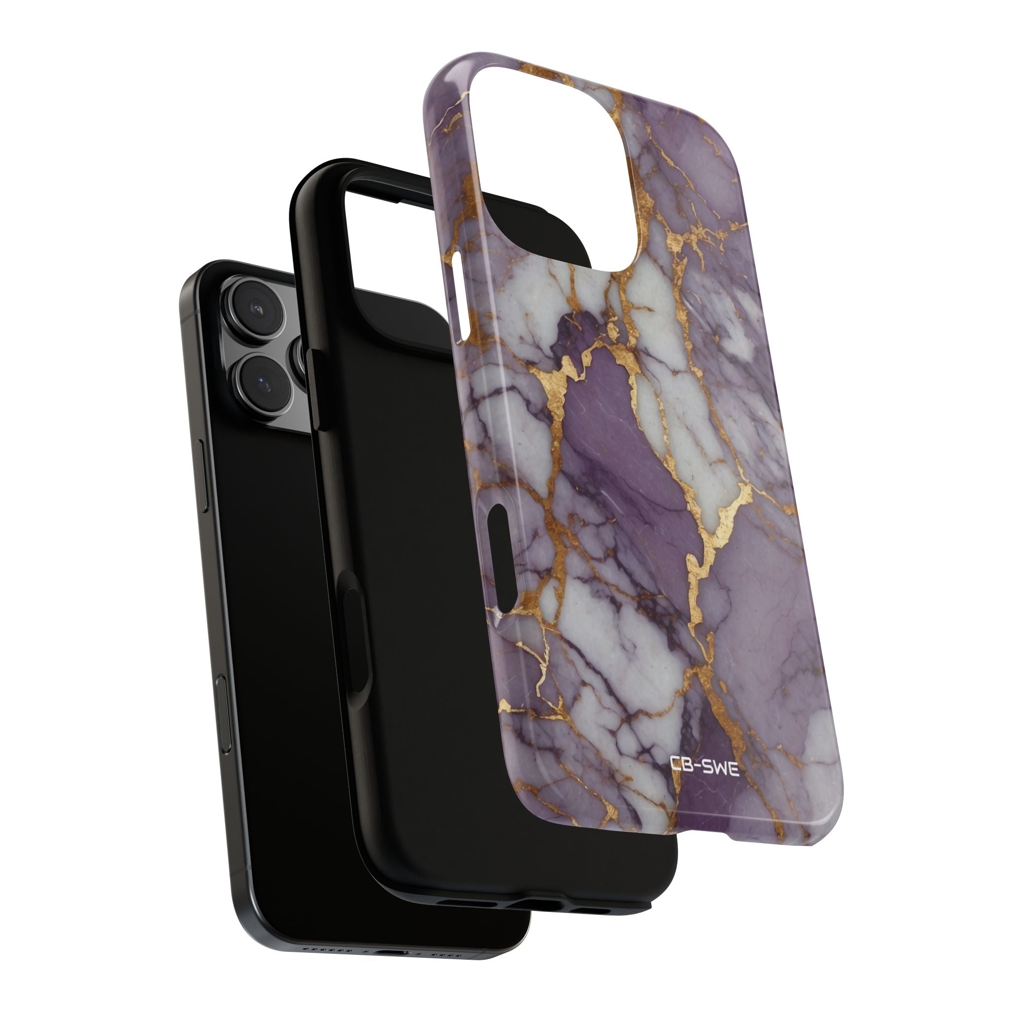 Lavender Veins Flow - iPhone Case