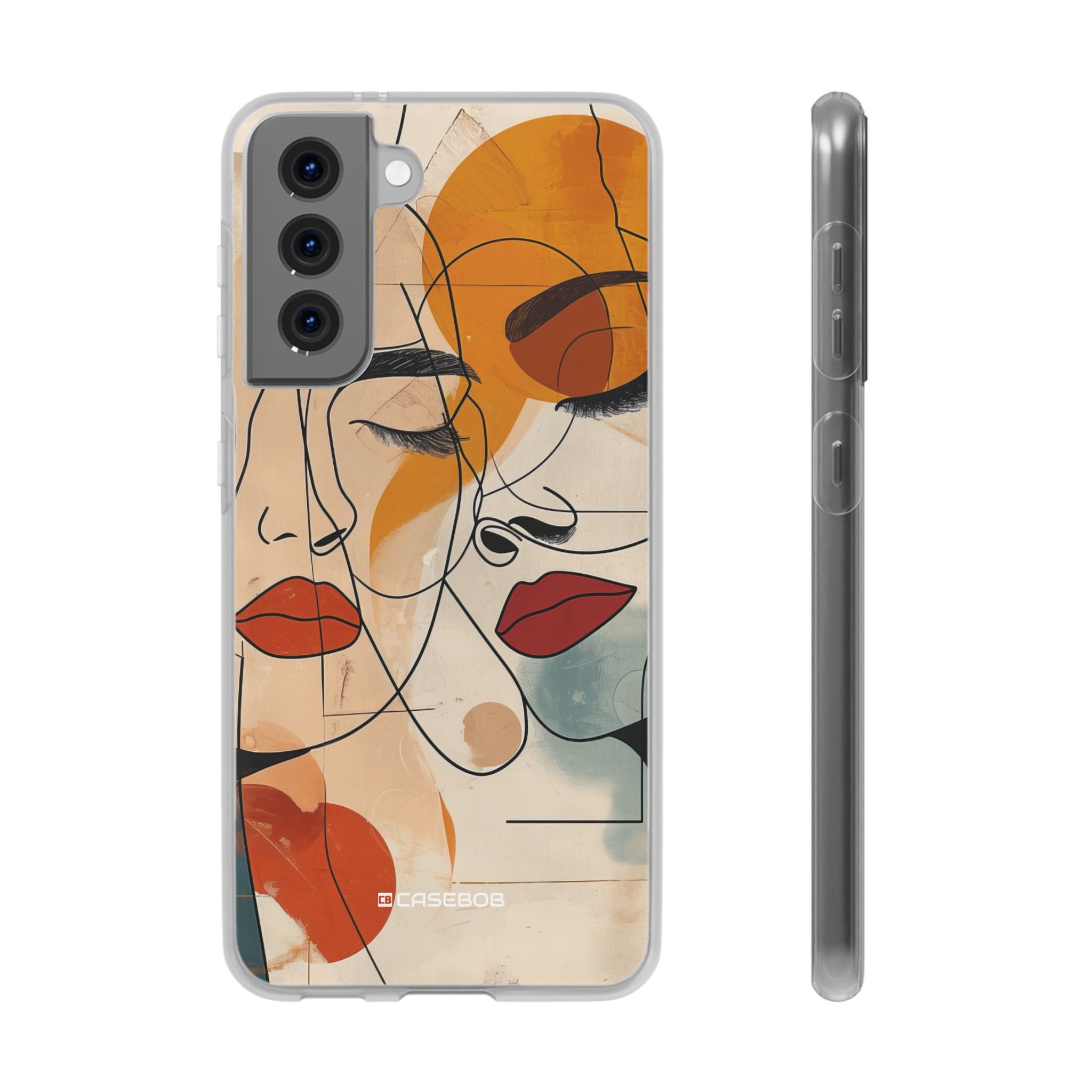 Serene Overlap | Flexible Phone Case for Samsung Galaxy