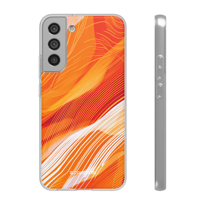 Pantone Tangelo  | Phone Case for Samsung (Flexible Case)