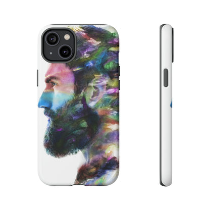 Watercolor Portrait - Protective Phone Case