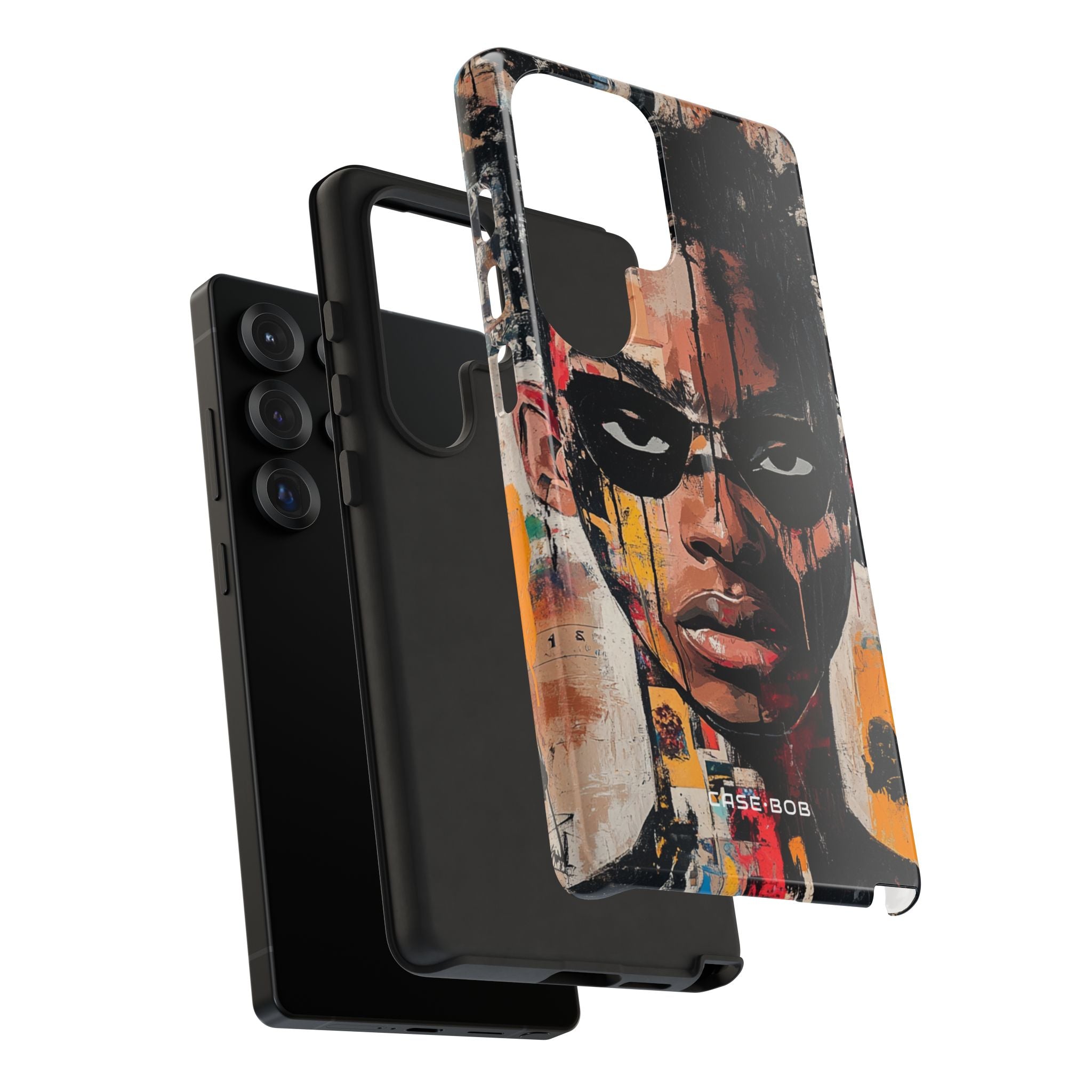 Masked Portrait Drips Samsung S25 Ultra Case - Tough