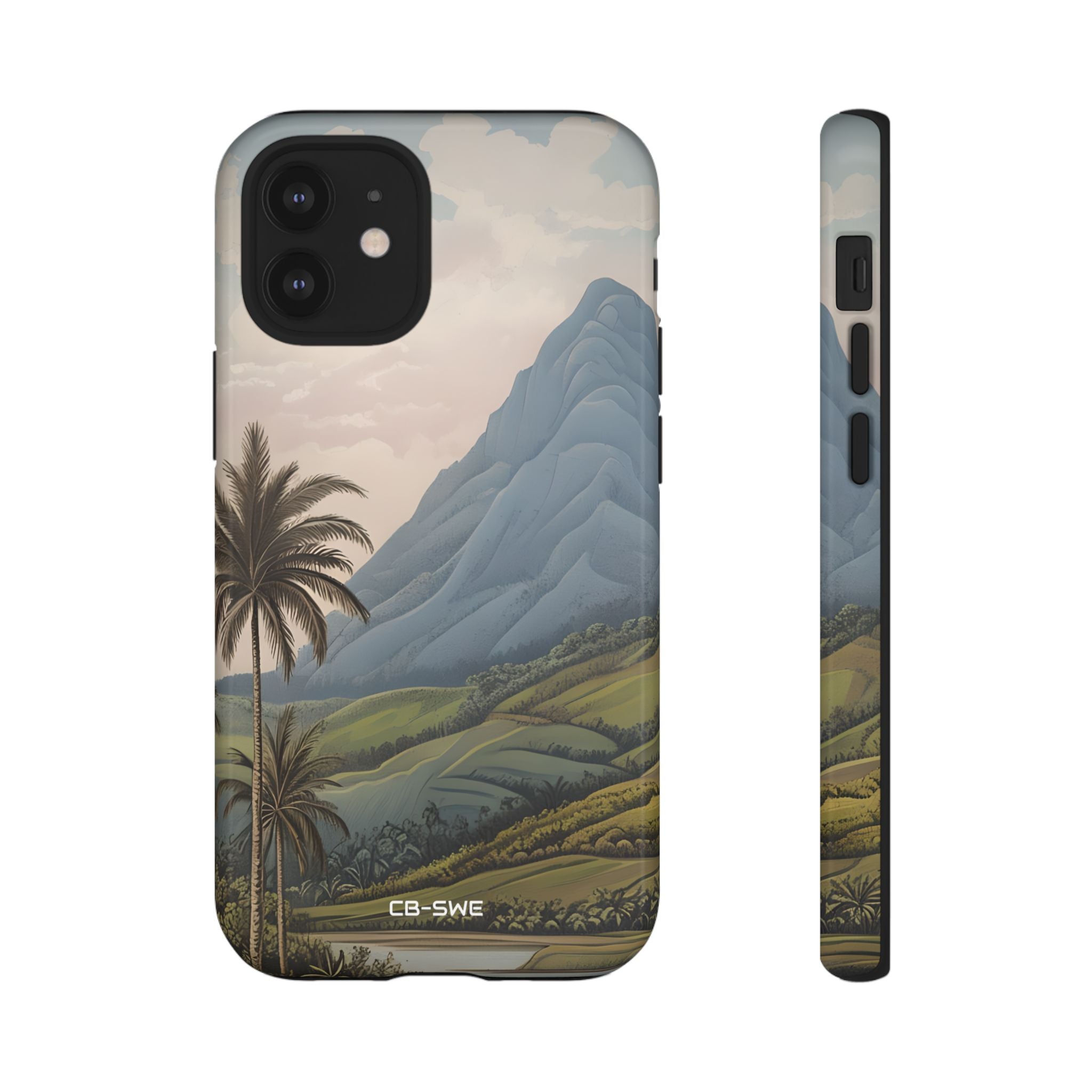 Serene Mountain Oasis - iPhone Case