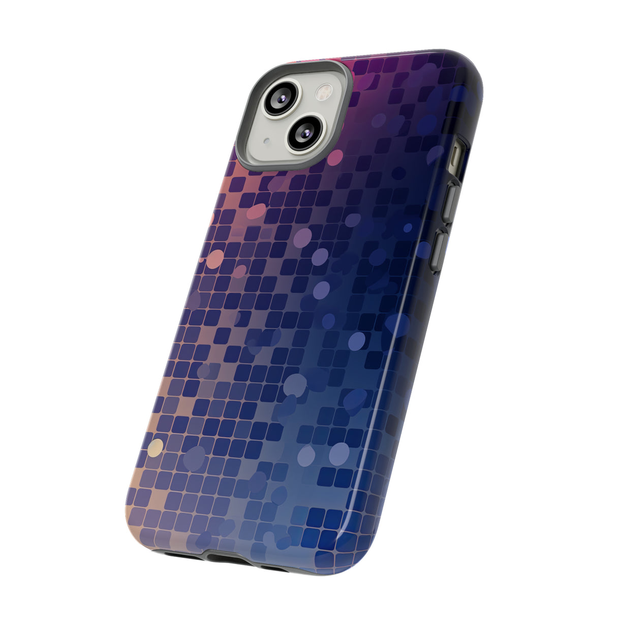 Azure Square: Blue Gradient - Protective Phone Case