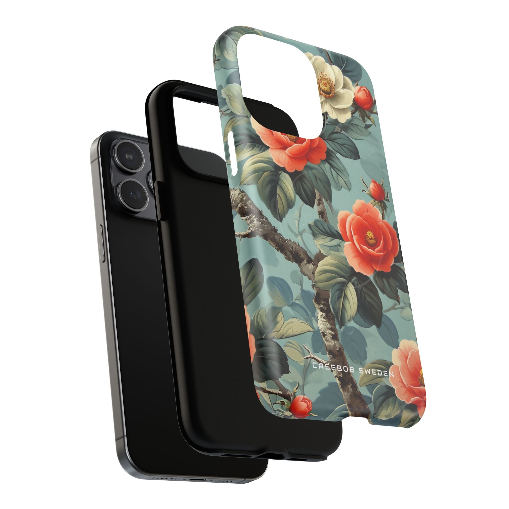 Vintage Floral Romance iPhone 15 | Tough+ Phone Case