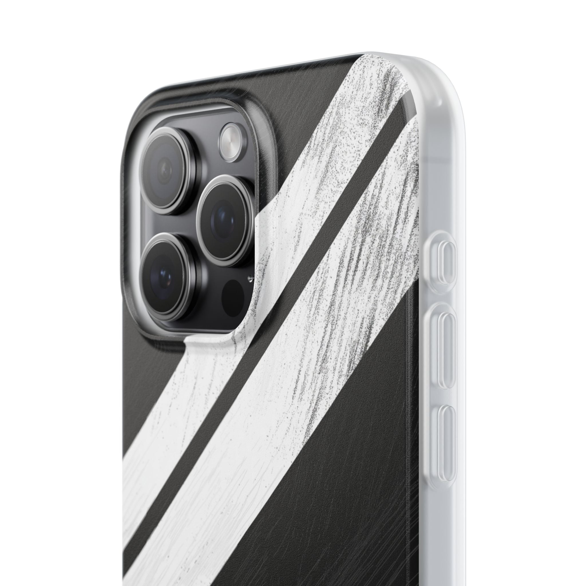 Distressed Stripe Motion iPhone 15 Pro Max Case - Soft