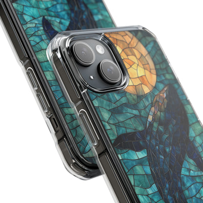 Whale Dives Upward iPhone Case - Impact