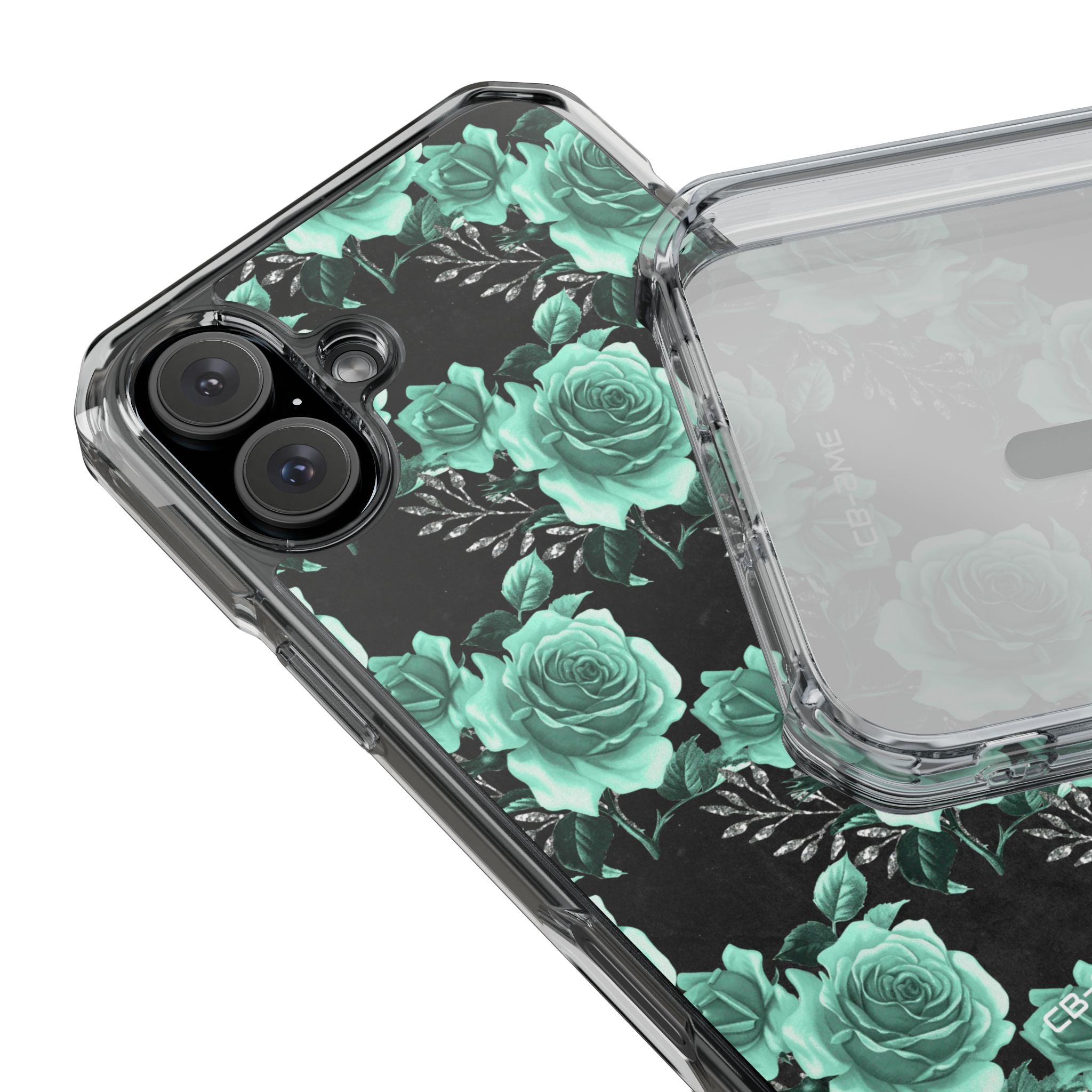 Turquoise Rose Symphony iPhone Case - Impact
